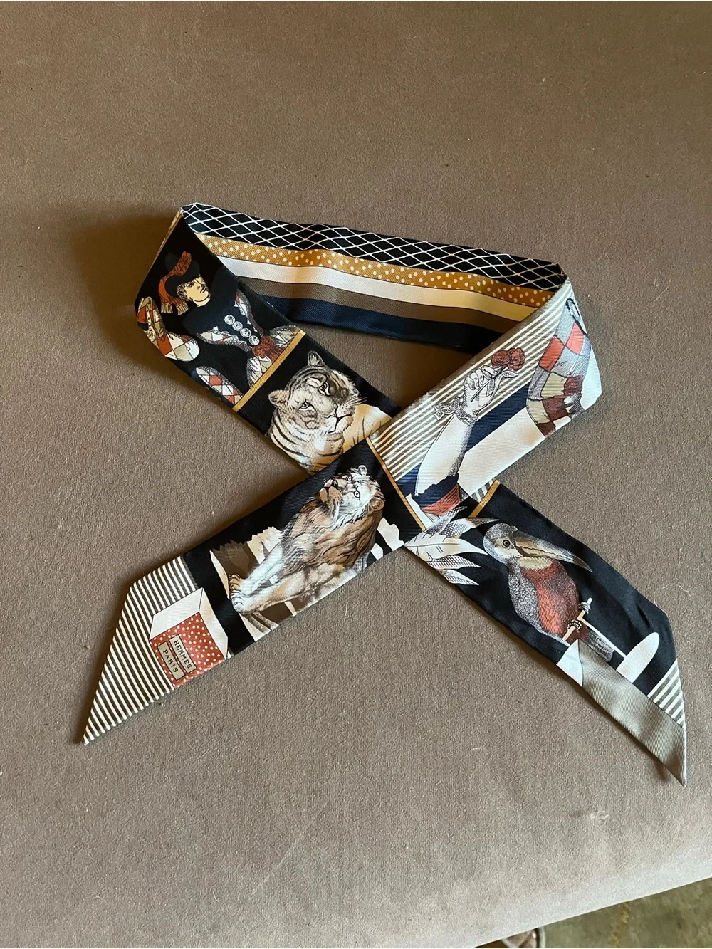 Hermes Twilly silk ribbon